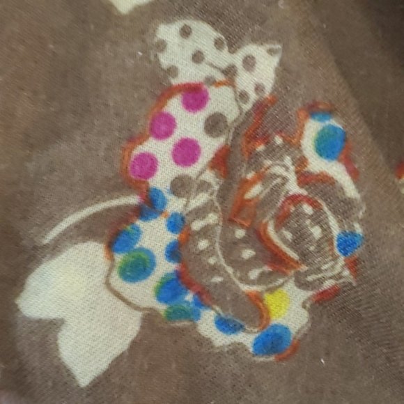 Soft Pashmina Floral Scarf - Picture 2 of 5